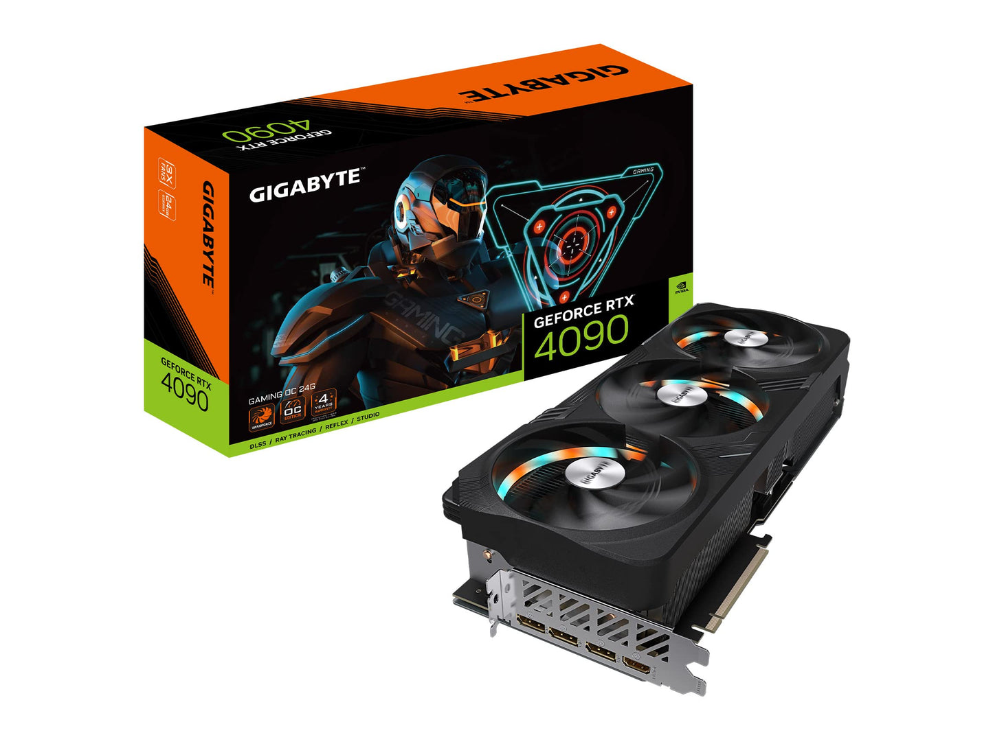 GIGABYTE GeForce RTX 5090 Gaming OC 32G Graphics Card, WINDFORCE Cooling System, 32GB 512-bit GDDR7, GV-N5090GAMING OC-32GD Video Card