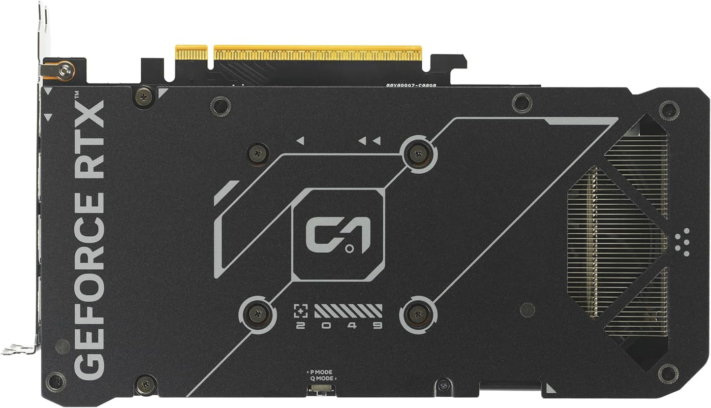 ASUS Dual GeForce RTX™ 5060 8GB GDDR7 OC Edition (PCIe 5.0, 8GB GDDR7, DLSS 4, HDMI 2.1b, DisplayPort 2.1b, 2.5-Slot Design, Axial-tech Fan Design, 0dB Technology, and More)