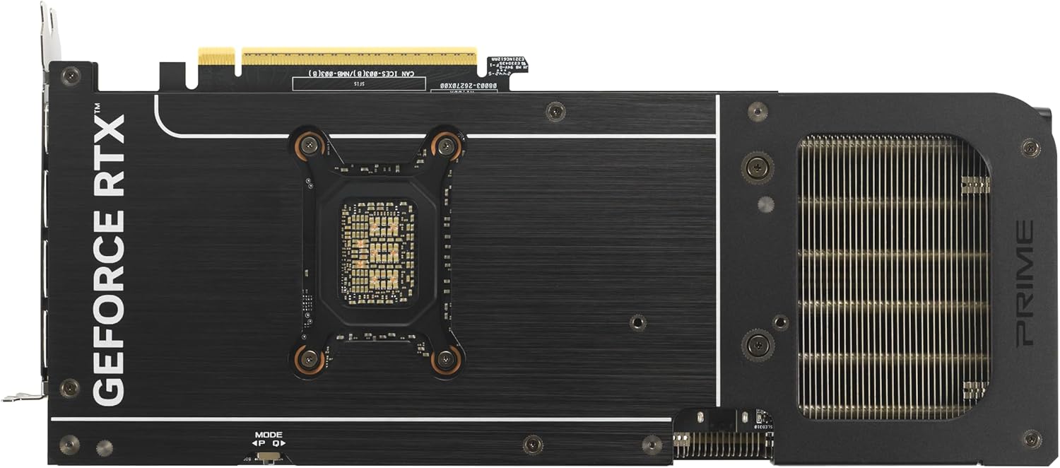 ASUS The SFF-Ready Prime GeForce RTX™ 5080 16GB GDDR7 Graphics Card (PCIe® 5.0, HDMI®/DP 2.1, 2.5-Slot, Axial-tech Fans, Vapor Chamber, Dual BIOS)