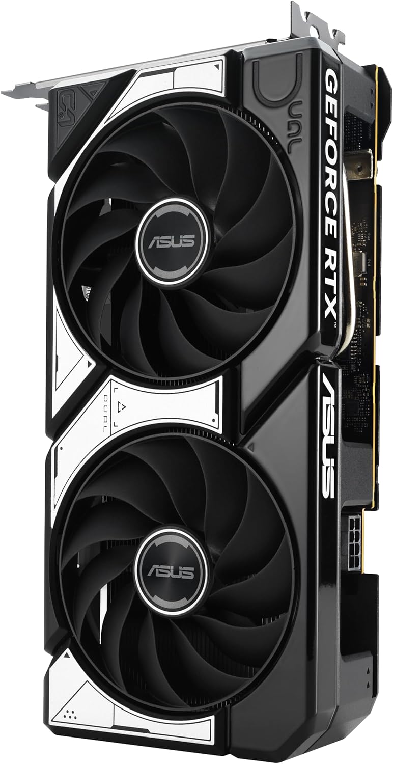 ASUS Dual GeForce RTX™ 5060 8GB GDDR7 OC Edition (PCIe 5.0, 8GB GDDR7, DLSS 4, HDMI 2.1b, DisplayPort 2.1b, 2.5-Slot Design, Axial-tech Fan Design, 0dB Technology, and More)