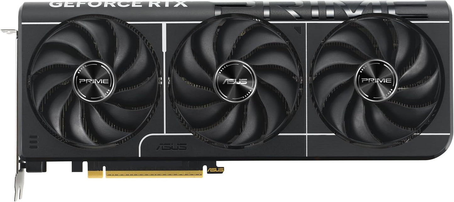 ASUS The SFF-Ready Prime GeForce RTX™ 5080 16GB GDDR7 Graphics Card (PCIe® 5.0, HDMI®/DP 2.1, 2.5-Slot, Axial-tech Fans, Vapor Chamber, Dual BIOS)