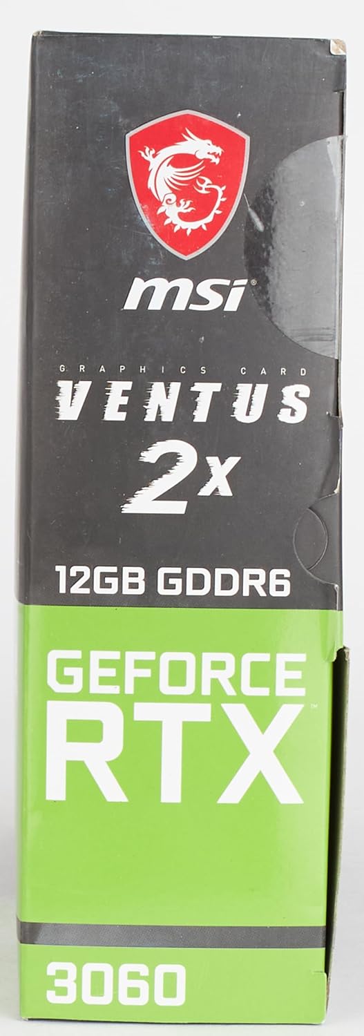 MSI Gaming GeForce RTX 3060 12GB 15 Gbps GDRR6 192-Bit HDMI/DP PCIe 4 Torx Twin Fan Ampere OC Graphics Card