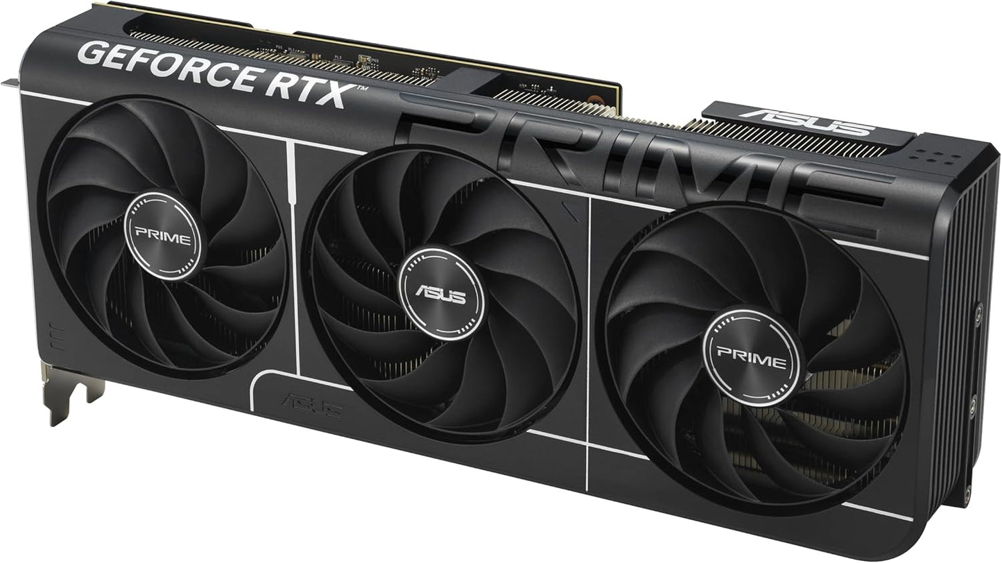 ASUS The SFF-Ready Prime GeForce RTX™ 5080 16GB GDDR7 Graphics Card (PCIe® 5.0, HDMI®/DP 2.1, 2.5-Slot, Axial-tech Fans, Vapor Chamber, Dual BIOS)