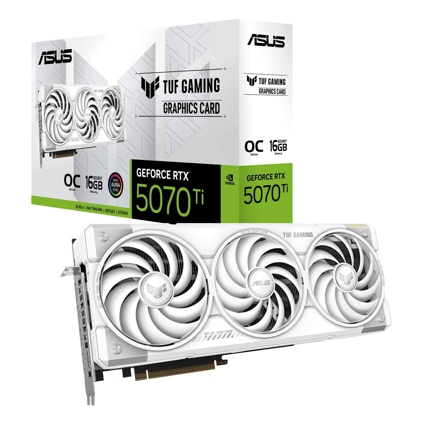 ASUS The SFF-Ready Prime GeForce RTX™ 5070 Ti 16GB GDDR7 Graphics Card (PCIe® 5.0, 16GB GDDR7, HDMI®/DP 2.1, 2.5-Slot, Axial-tech Fans, Dual BIOS)
