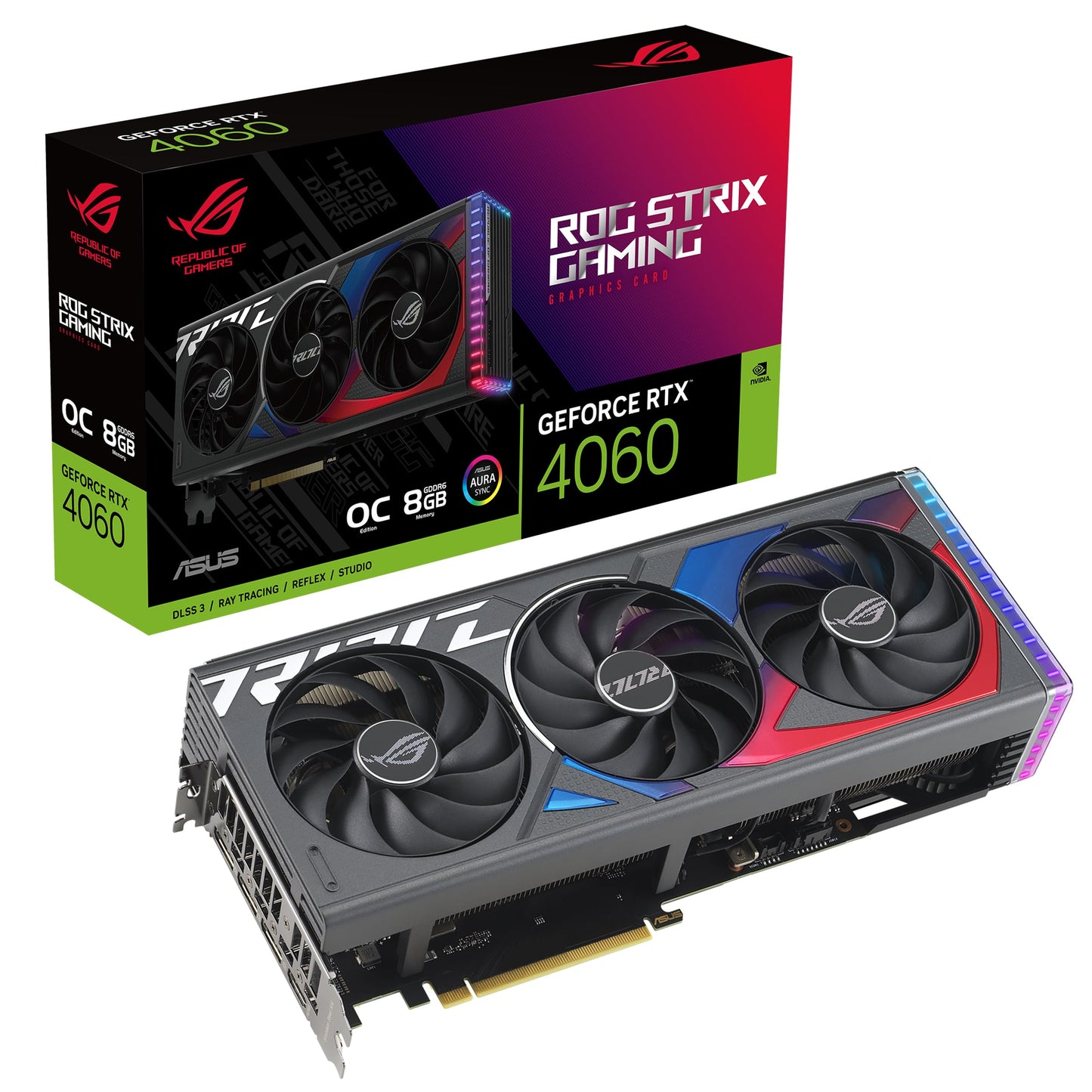 ASUS Dual GeForce RTX™ 5060 8GB GDDR7 OC Edition (PCIe 5.0, 8GB GDDR7, DLSS 4, HDMI 2.1b, DisplayPort 2.1b, 2.5-Slot Design, Axial-tech Fan Design, 0dB Technology, and More)
