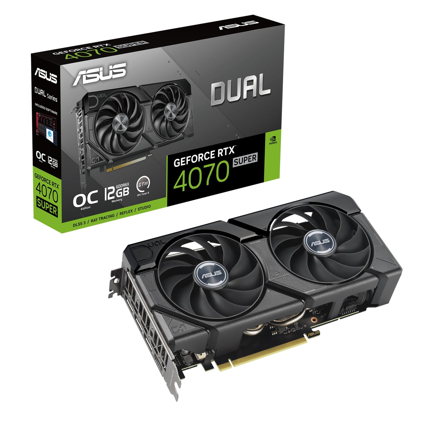 ASUS The SFF-Ready Prime GeForce RTX™ 5070 12GB GDDR7 Graphics Card (PCIe® 5.0, 12GB GDDR7, HDMI®/DP 2.1, 2.5-Slot, Axial-tech Fans, Dual BIOS)