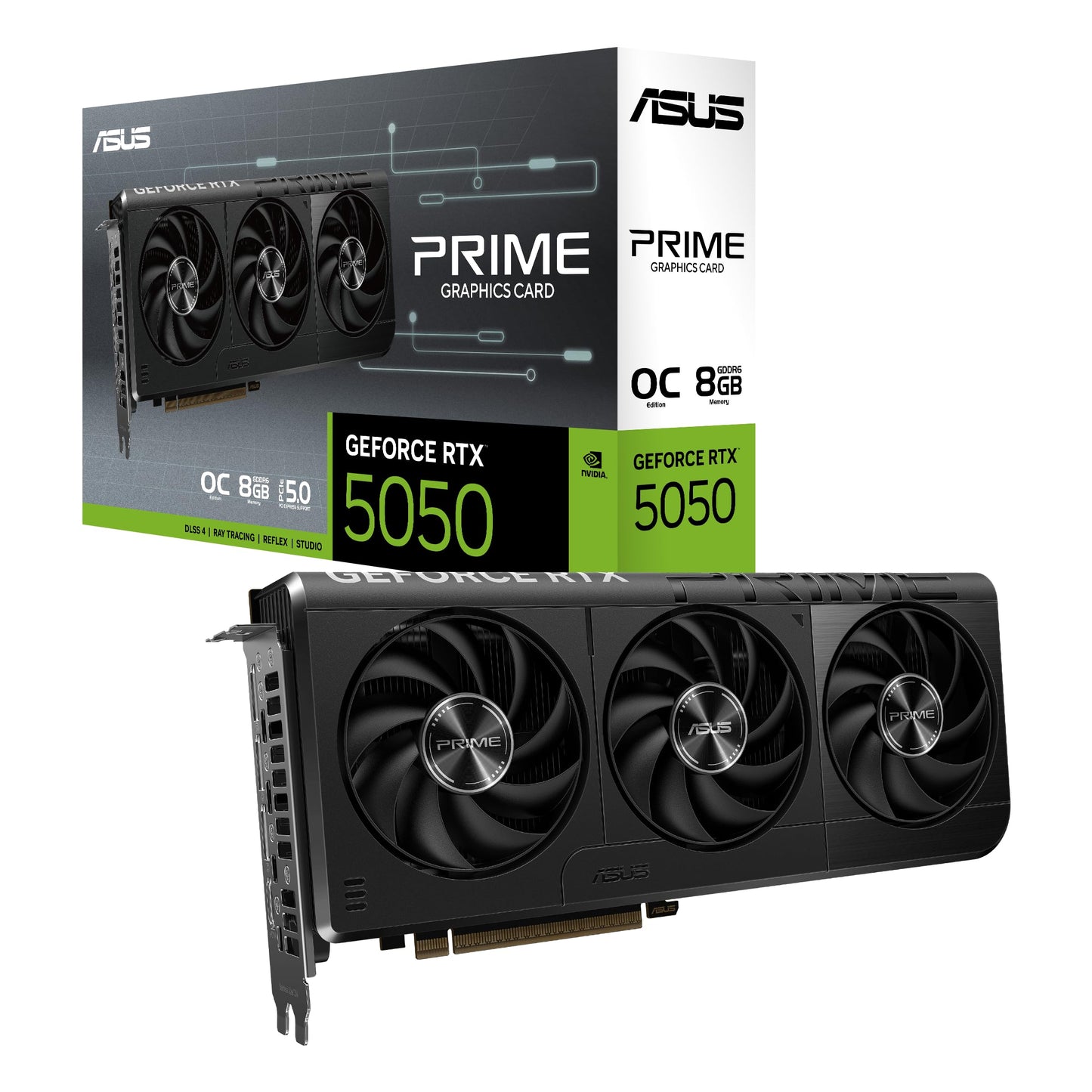 ASUS Dual NVIDIA GeForce RTX 3050 6GB OC Edition Gaming Graphics Card - PCIe 4.0, 6GB GDDR6 Memory, HDMI 2.1, DisplayPort 1.4a, 2-Slot Design, Axial-tech Fan Design, 0dB Technology, Steel Bracket