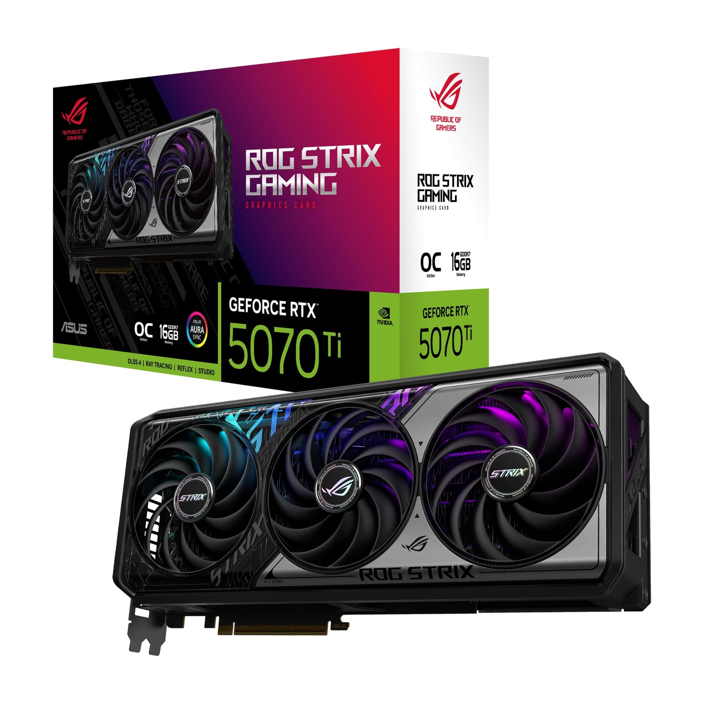 ASUS The SFF-Ready Prime GeForce RTX™ 5070 Ti 16GB GDDR7 Graphics Card (PCIe® 5.0, 16GB GDDR7, HDMI®/DP 2.1, 2.5-Slot, Axial-tech Fans, Dual BIOS)