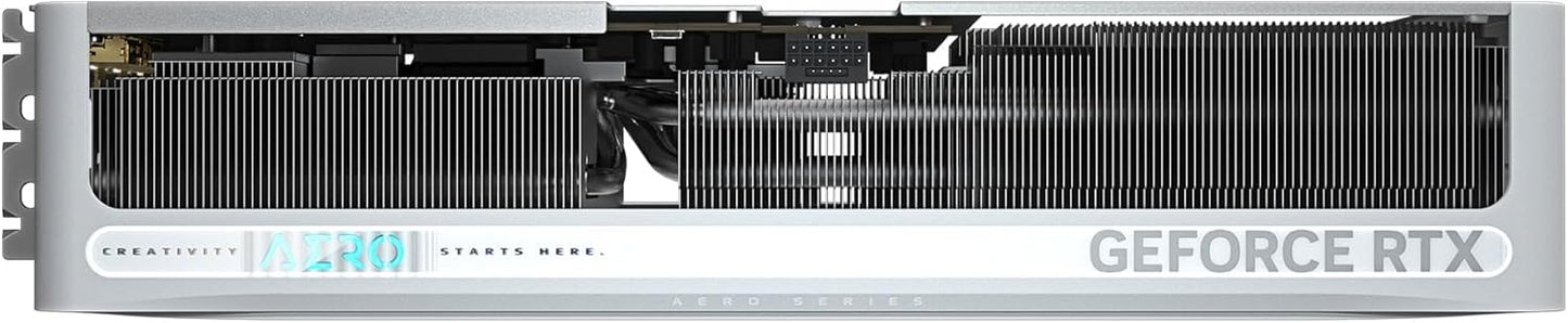 GIGABYTE GeForce RTX 5070 Ti AERO OC 16G Graphics Card, 16GB 256-bit GDDR7, PCIe 5.0, WINDFORCE Cooling System, GV-N507TAERO OC-16GD Video Card