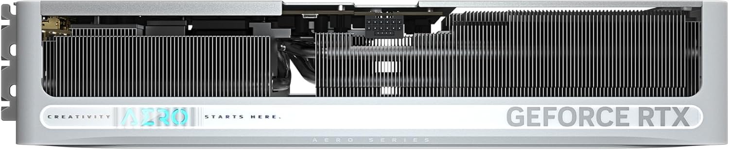 GIGABYTE GeForce RTX 5070 Ti AERO OC 16G Graphics Card, 16GB 256-bit GDDR7, PCIe 5.0, WINDFORCE Cooling System, GV-N507TAERO OC-16GD Video Card
